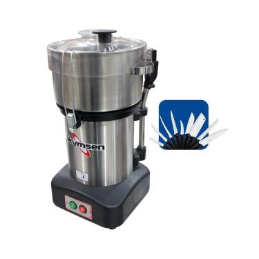 Imagem de Processador De Alimentos Cutter Profissional Inox 4l Cr-4l 127v Skymsen + Jogo De Facas 9Pçs 127v