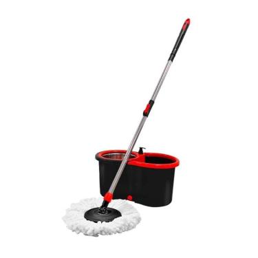 Imagem de Mop Balde Esfregão Giratório Pró Com Rodinha Dispenser Sabão