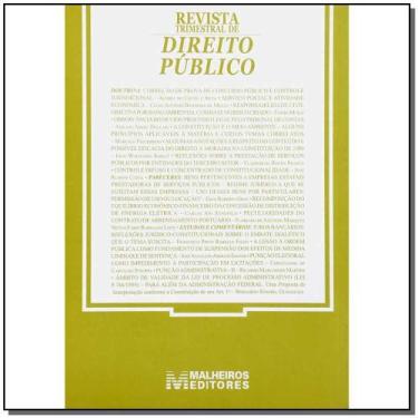 Imagem de Revista trimestral de direito publico ed. 42 - MALHEIROS EDITORES, 3