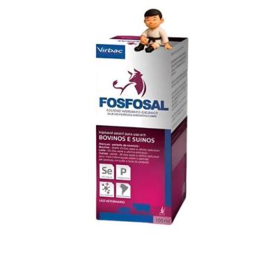 Imagem de Fosfosal 100mL Virbac Tônico Revitalizante para Animais
