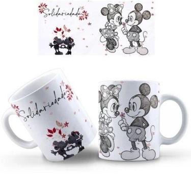 Imagem de Caneca Mickey e Minnie COM SEU NOME de Porcelana - loja dinka