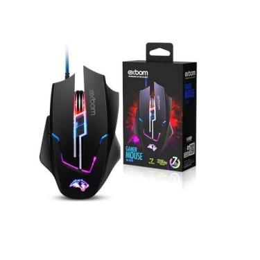 Imagem de Mouse Exbom Gamer Usb 3200Dpi 7 Botoes Rgb Ms-G270