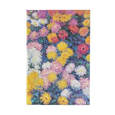 Imagem de Paperblanks Monet's Chrysanthemums Monet's Chrysanthemums Hardcover Journals MIDI Unlined Elastic Band 144 Pg 120 GSM