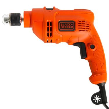 Imagem de Kit Furadeira de Impacto 3/8" Black & Decker TM500 560W 127V com 4 Brocas Tramontina