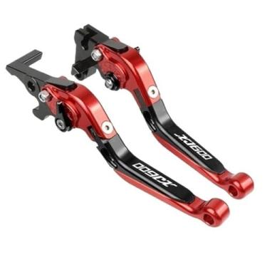 Imagem de Alavancas de freio e embreagem ajustáveis ​​para motocicletas, peça de reposição, alavanca de manopla, acessórios para alavanca de freio e embreagem, para Yamaha XJ600 S DIVERSION 1993-2003