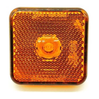 Imagem de Lanterna Lateral Guerra Carreta Caminhão Led Ambar Braslux