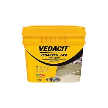 Imagem de VEDAPREN FAST BRANCO 15KG - Manta Líquida Acrílica para Impermeabiliza