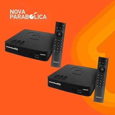 Imagem de Kit 2 Receptores TV Digital Century Nova Parabólica