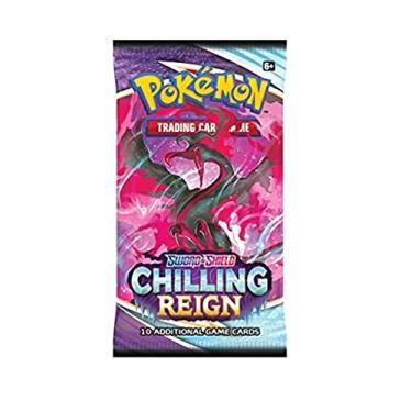 Imagem de Pokemon TCG Sword & Shield Chilling Reign Booster Pack (10 cartas)