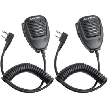 Imagem de BAOFENG Microfone de mão de rádio bidirecional para Walkie Talkie, acessórios de microfone, rádio amador, microfone para UV-5R BF-F8HP Pro 5RM GM21 UV-5G Plus GM-15PRO GM-5RH K5PLUS AR-152 Quansheng