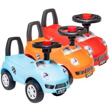 Imagem de Triciclo Infantil de Passeio Andador Totoka Carrinho Bebê ATENTU, Azul
