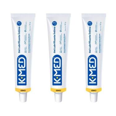 Imagem de Kit 3 KMed Lubrificante Íntimo Neutro a Base de Agua Para Sexo Anal Va