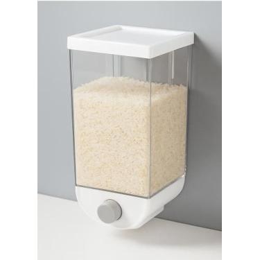 Imagem de Dispenser de Cereais de Parede Hermético 1L Alimentos Grãos - Yeet
