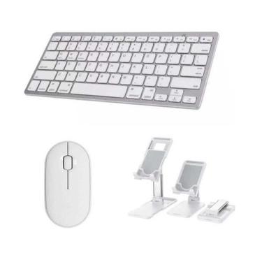 Imagem de Teclado E Mouse Bluetooth + Sup Para Tablet Amazon Fire 7 - BDNET
