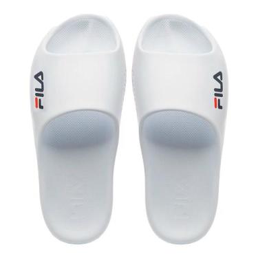 Imagem de Chinelo Masculino Fila Drifter Foam Ultrafoam Branco, Branco, 41