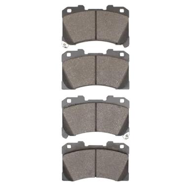 Imagem de Dynamic Friction Company Pastilhas de freio dianteiras 5000 avançadas - baixo metálico, ferragens incluídas | Para Toyota GR Corolla 2023-2024, Toyota Yaris 2022-2024