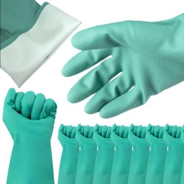 Imagem de 50 Luvas Nitrílica Profissional P/ Risco Químico E Mecânico - Imbat