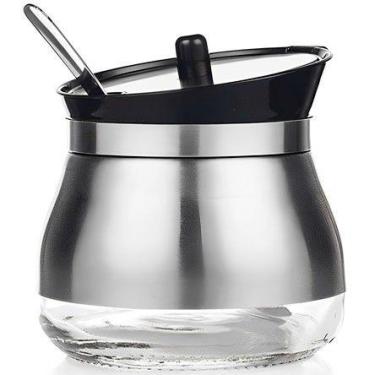 Imagem de Açucareiro de Inox com Colher 08cm UNY GIFT