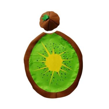 Imagem de KiBcsLic Fantasia de fruta Halloween adorável para show de palco, carnaval, festa temática, Crianças Kiwi