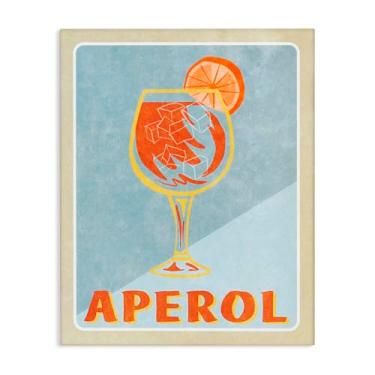 Imagem de Stupell Industries Arte de parede em tela vintage Aperol Spritz por Elizabeth Medley, 20 x 16