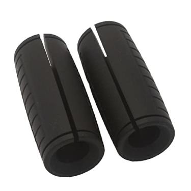 Imagem de (Black) - yuhqc Dumbbell Grips, Fat Grips, Barbell Grips Thick Bar Adapter Muscle Builder Weightlifting Fat Grips