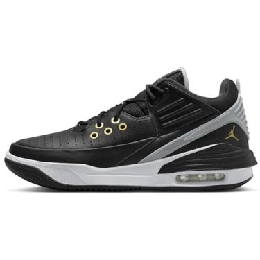 Imagem de Tênis masculino Jordan Max Aura 5 (DZ4353-017, preto/branco/cinza lobo/ouro metálico), Preto/Branco/Cinza Lobo/Ouro Metálico, 42 BR