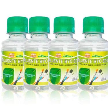 Imagem de Diluente Byo Eco Linha Ecológica Byo Cleaner 100ml Kit C/4