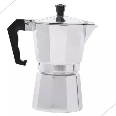 Imagem de Cafeteira Italiana Moka Em Alumínio Capacidade 6 Xícaras Cafés Express