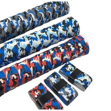 Imagem de Kit com 6un de Overgrip Camuflado para raquete de Beach Tennis, Tennis