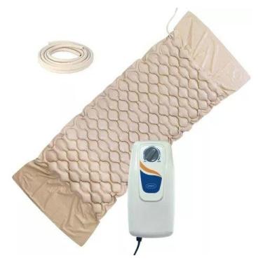 Imagem de Colchao Pneumatico Hospitalar 130kg Anti Escaras Supermedy Cor Bege Vo