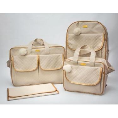 Imagem de Bolsa bebê kit maternidade - MORGANA BOLSAS, Bege