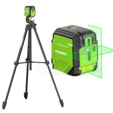 Imagem de Nível de laser Huepar GK011DGTP 30 m com tripé de 1,8 m, bateria e ócu