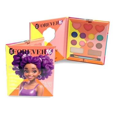 Imagem de Kit De Maquiagem Infantil Forever16 Makebrinq Polibrinq