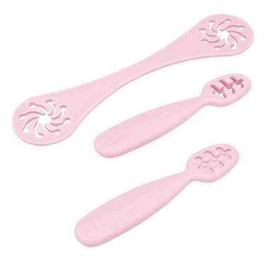 Imagem de Kit Colher de Treinamento Lolly Dippy Rosa