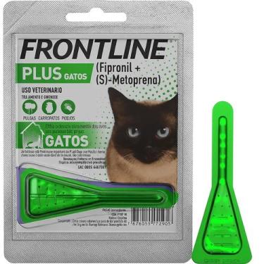 Imagem de Frontline Plus Gatos Antipulgas e Carrapatos  1 Pipeta Tópica