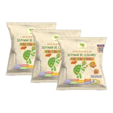 Imagem de Kit 3X: Biscoito de Polvilho Sopinha de Legumes Vegano Crilancha 20g