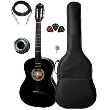 Imagem de Violão Canhoto Eletroacústico Giannini S14 + Capa Acolchoada (BK)