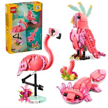 Imagem de Lego Creator 3 Em 1 Animais Selvagens Flamingo 31170 - Lego