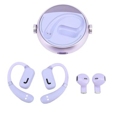 Imagem de Fockety Fones de Ouvido Sem Fio, 2 Pares de Fones de Ouvido Bluetooth, Fones de Ouvido Estéreo Sem Fio, Microfone de Cancelamento de Ruído, Carregamento Rápido e Broto de Ouvido de (Violeta)