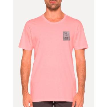Imagem de Camiseta Von der Volke Masculina Origineel Tag Rosa, M/M
