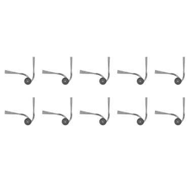 Imagem de HUAYUWA Kit de acessórios compatível com Roborock Q10 S5/Q10 S5+/Q10 X5/Q10 X5+/Q10 VF/Q10 VF+, peças de substituição de aspirador de pó robô (10 escovas laterais a vácuo)