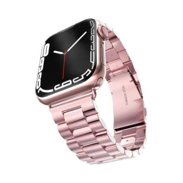 Imagem de Pulseira De Aço Inoxidável De 46mm 49mm Para Apple Watch Ultra, Bracel