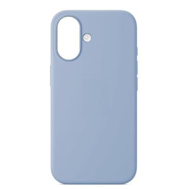 Imagem de Capinha Compatível com Iphone 16 Preta, Branca, Azul, Rosa, Bordô, Roxo, Lilás, Cinza, Pink, Bege, Flexivel, Tecnologia anti impacto, Aveludada com design PREMIUM c/logo (Azul Bebe)