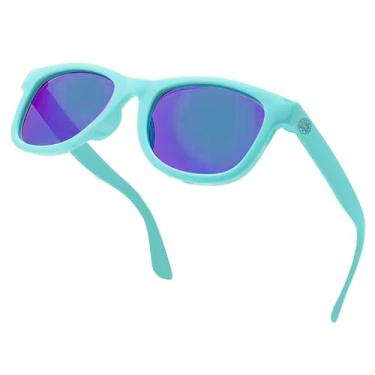 Imagem de BABY SUNNIES Óculos de sol polarizados para meninos e meninas - inquebráveis, para crianças - proteção UV, Azul-celeste