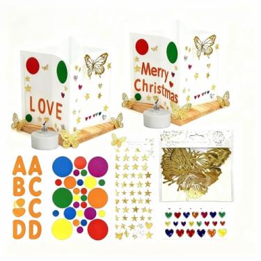 Imagem de FuHigh Pacote com 10 lanternas flutuantes de vela de papel de 15 cm, lanternas de água de madeira com velas, decoração para festas na piscina (20, lanternas com velas de LED)