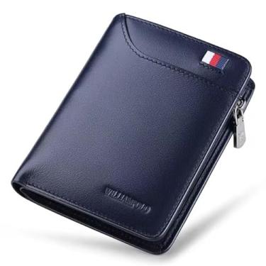 Imagem de Carteira William Polo 100% Couro (Azul Marinho)