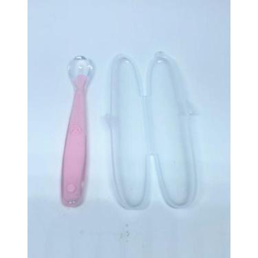 Imagem de Colher de silicone bebê Anatômica Introdução Alimentar - 3DS PRESENTES