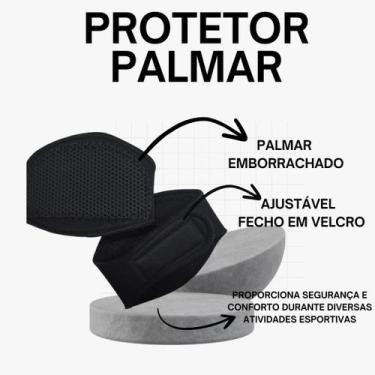 Imagem de Protetor Palmar Academia/Musculação - Bella Fitness, Preto