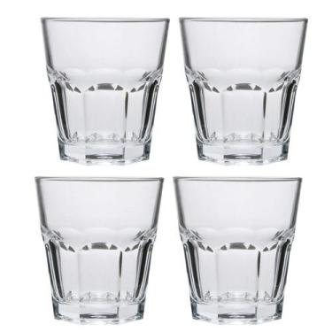 Imagem de Jogo De Copos Baixo Agua Suco Kit 6 Peças 355ml Vidro Luxo Casablanca 