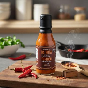 Imagem de Molho Creme De Pimenta Artesanal Roça Defumado 210ml - Da Roça, Ardent